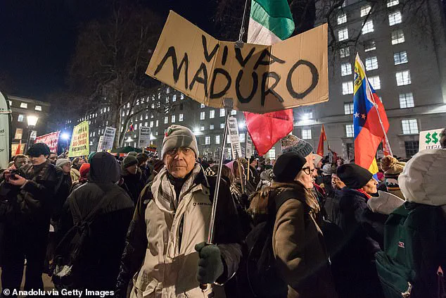 Protesters Burn American Flag Outside Downing Street Amid Criticism of Trump's Foreign Policy