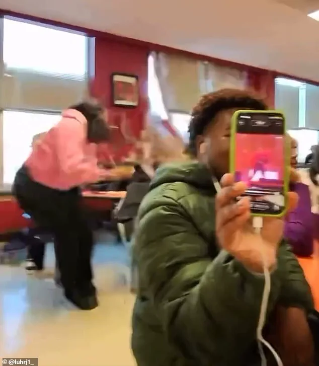 Student's Footage Captures Car with Failed Brakes Crashing Through Cafeteria Wall at Memphis High School, Sending Students into Panic