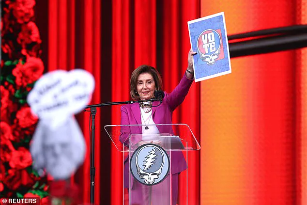 Nancy Pelosi's Stumble-Marred Tribute at Bob Weir Memorial Draws Online Criticism