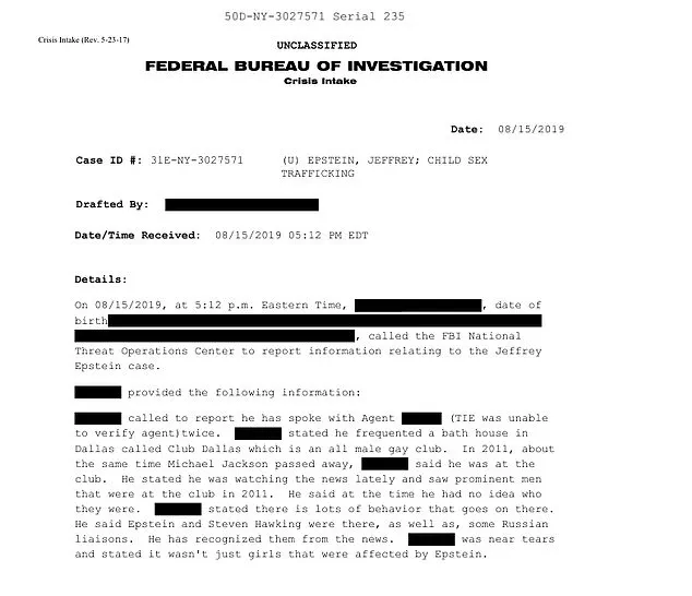 Epstein Files Reveal Outlandish FBI Tips, Raising Trust Concerns