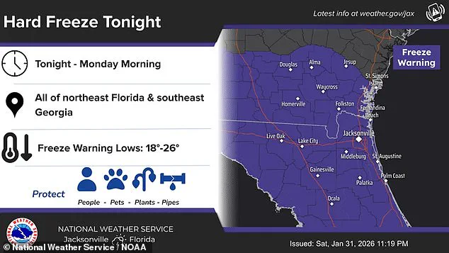 Florida Faces Unprecedented Winter Storm as Bomb Cyclone Brings Record Snow and Freezing Temperatures