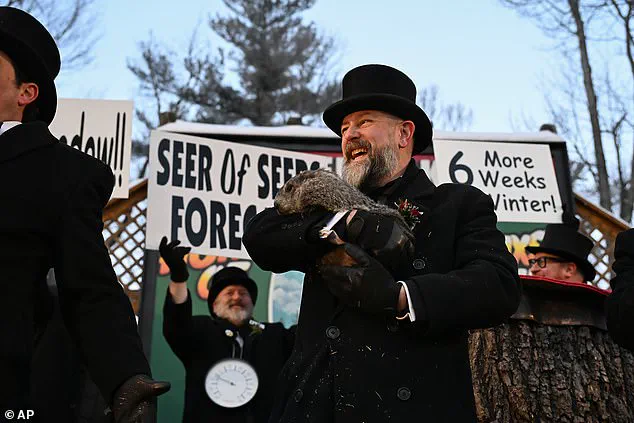 Punxsutawney Phil Sees Shadow, Foretells Six More Weeks of Winter at Annual Groundhog Day Ceremony