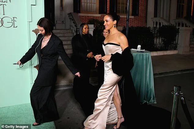 Meghan Markle Shines at Fifteen Percent Pledge Gala in Custom Pink Gown, Honoring Black Community Advocates