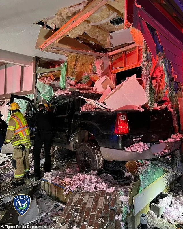 Dramatic Doorbell Footage Captures Pickup Truck's 100-Foot Leap Into Home in Tigard, Oregon