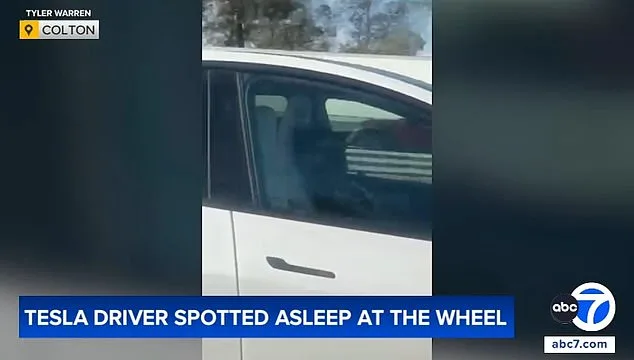 Sleeping Driver in Tesla on California Freeway Raises Autonomous Tech Safety Concerns
