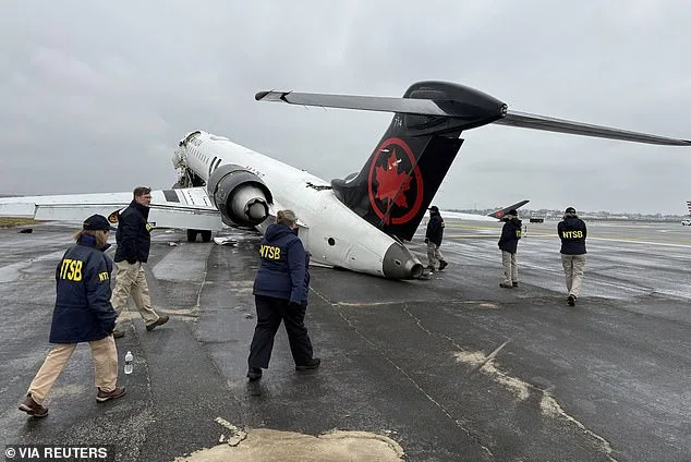 Air Canada Crash Kills Two Pilots in LaGuardia Airport Fire Truck Collision, Injuring 41
