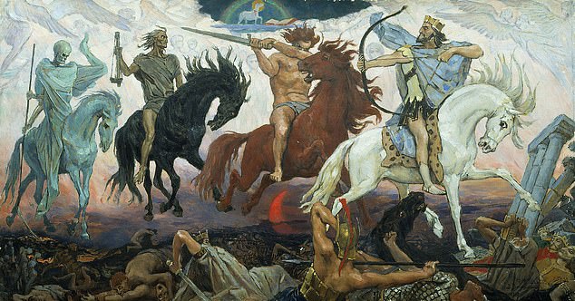 Iran flag colors linked to biblical Four Horsemen amid regional tensions