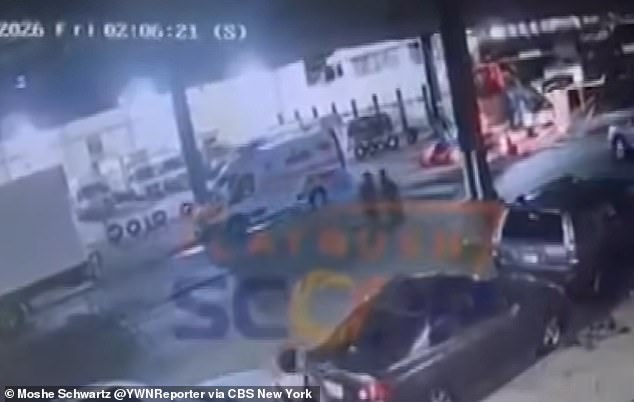 Seven men emerge from Brooklyn manhole, sparking police lockdown and viral footage.
