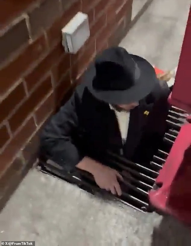 Seven men emerge from Brooklyn manhole, sparking police lockdown and viral footage.